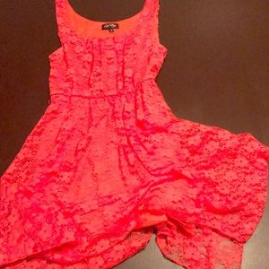 Love Reign coral dress